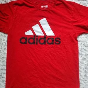 Adidas Large Men Shirt Red